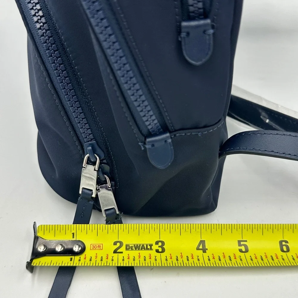 Kate Spade Karissa‎ Mini Backpack Nightcap Navy Blue Nylon Preppy Minimal NWOT